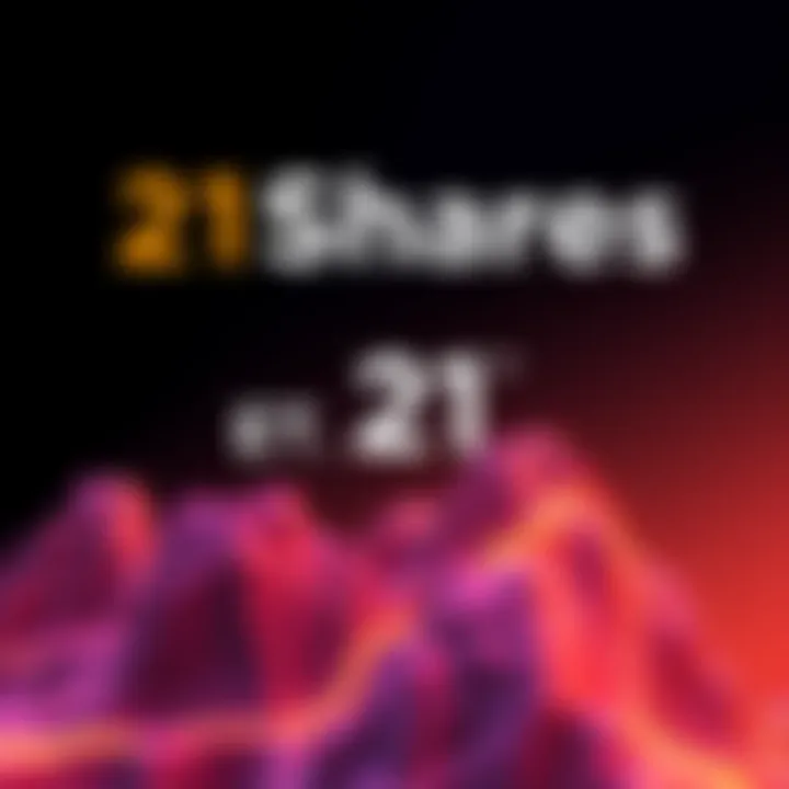 21Shares logo with Solana graphics representing the ETF filing