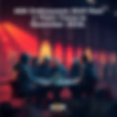 Group of people gathered around a table discussing plans to purchase 40K items for November 2026