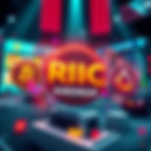 Graphic showcasing the RIC Airdrop with vibrant colors and logos, highlighting the 20,000 RIC prize giveaway on BitMart.