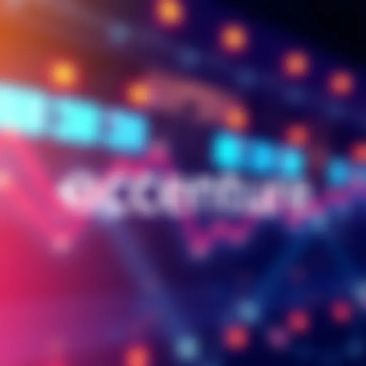 Accenture logo alongside Hedera logo, symbolizing their partnership in blockchain technology