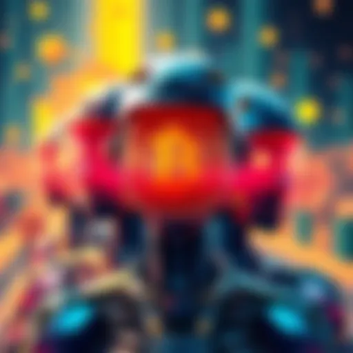 AI Agents Choose Bitcoin Digital illustration of AI agents selecting Bitcoin over traditional currencies, symbolizing a shift in finance.