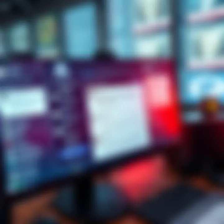 A computer screen displaying AI-generated posts on various online forums