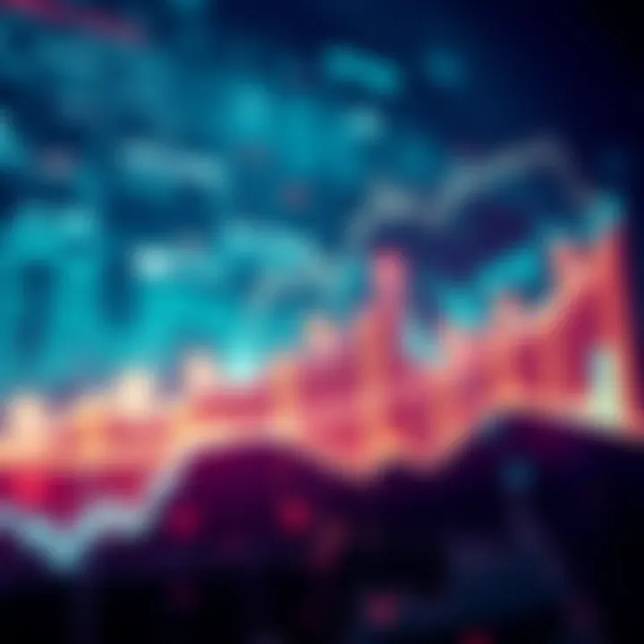 Graph showing the rise of altcoin values with investment opportunities highlighted