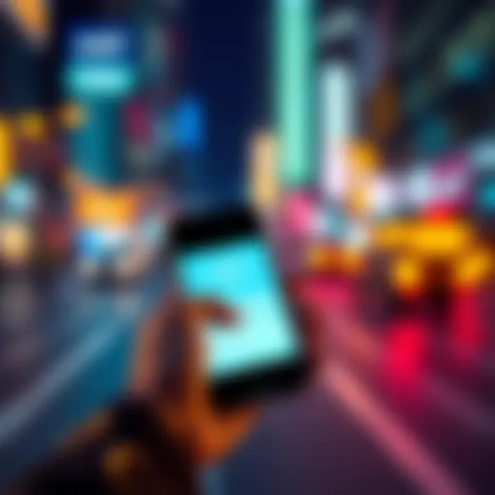 Fast fund transfers with AMP Person using a smartphone to make a quick transfer with AMP, showcasing low fees.
