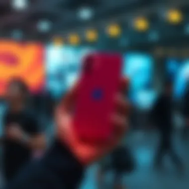 Apple's market growth in 2026 A person holding the latest Apple device, showcasing its sleek design and innovative features, symbolizing Apple's dominance in the tech industry in 2026.
