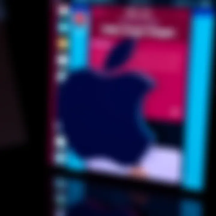 Apple logo with Siri interface Apple logo alongside a digital assistant screen showing usage limits and payment options