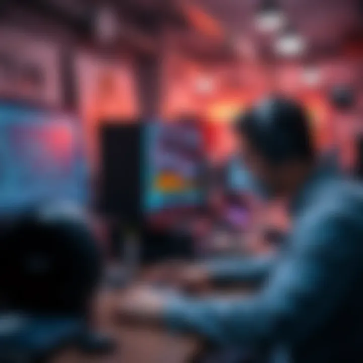 A developer working on a blockchain project with tools from Alchemy and Aptos support in the background