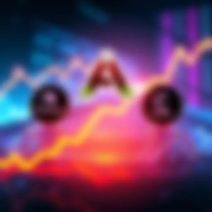 A graphic showing ARK Invest's logo alongside logos of Coinbase, Circle, and Bullish with a downward trend line indicating the market drop.