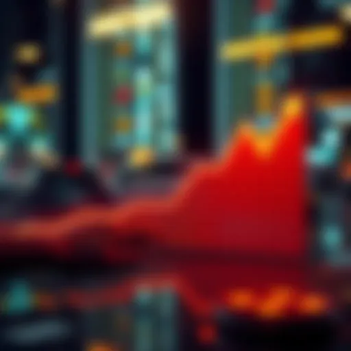 Graph showing a steady increase in asset growth over five years with an upward trend line