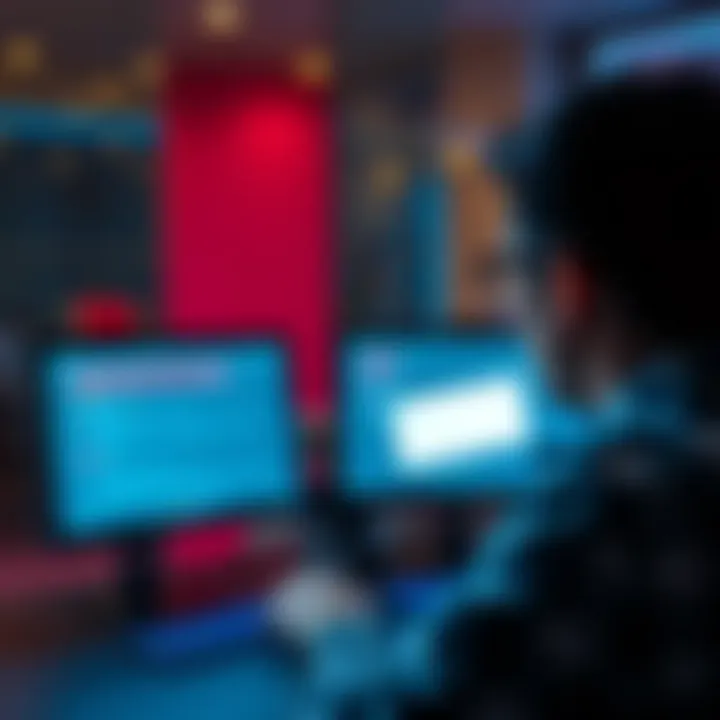 A person looking at emails on a computer screen about asset recovery distribution percentages, showing confusion