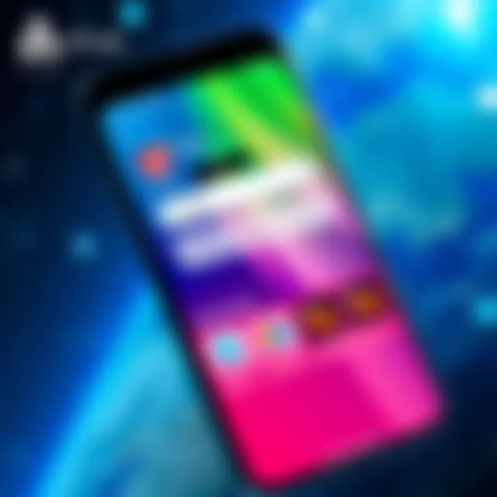 A smartphone displaying the Atlas Earth app with the new Earn tab and a refreshed inventory system visible on the screen.