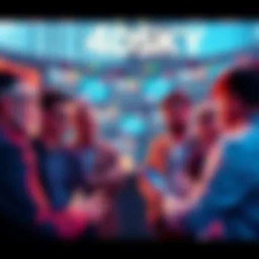 Group of aviation investors and experts sharing insights on Neuron's 4DSKY application