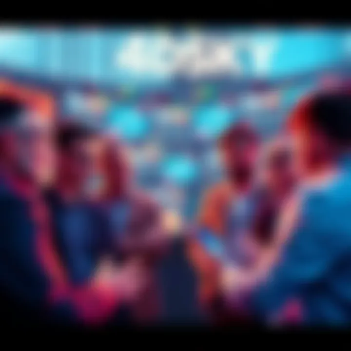 Group of aviation investors and experts sharing insights on Neuron's 4DSKY application