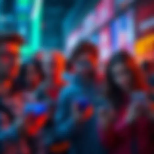 Frustrated people looking at their phones during the AWS outage affecting Coinbase and Robinhood