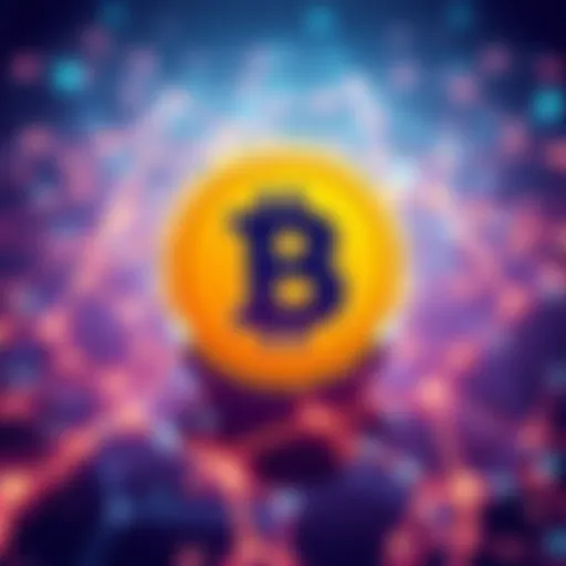 Illustration of the Backpack token $BP logo with the Solana blockchain background, symbolizing the launch in the cryptocurrency market.