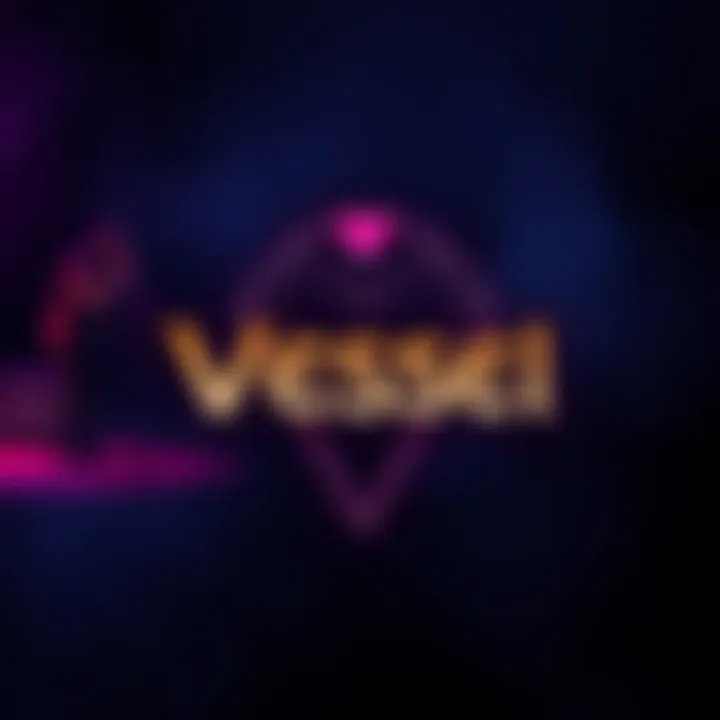 Band Vessel Logo The logo of the band Vessel featuring a stylized design with heart motifs.