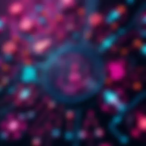 BCH logo surrounded by symbols representing quantum technology, illustrating the potential shift in the cryptocurrency market.