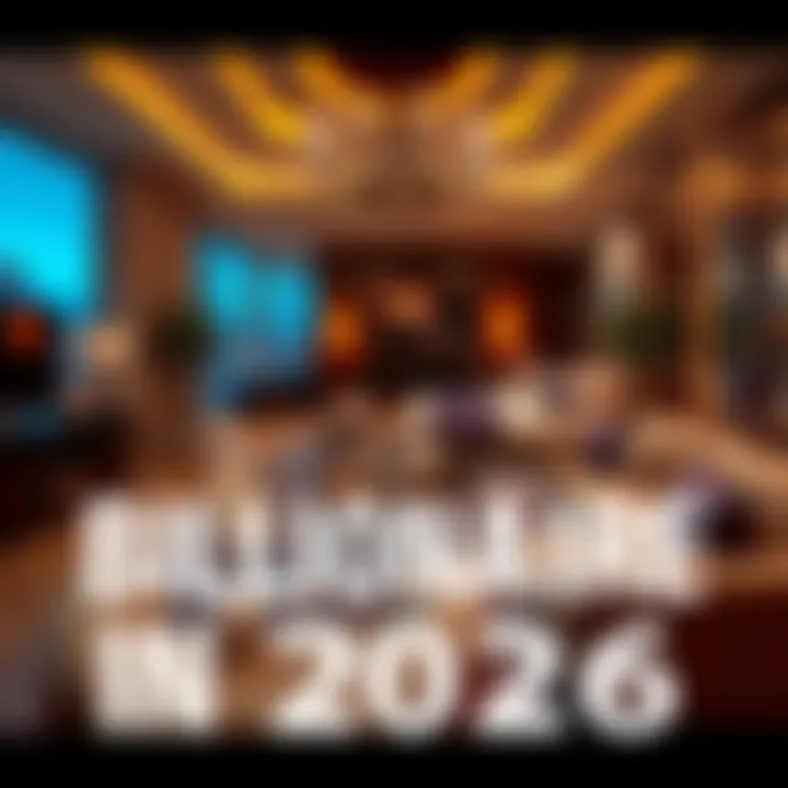 A wealthy individual enjoying their luxurious home with modern amenities and high-end fashion, surrounded by elegant decor and technology.