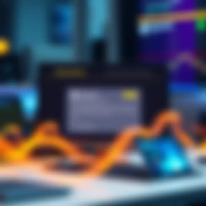 A computer screen displaying an email notification about a Binance transaction with a refund request