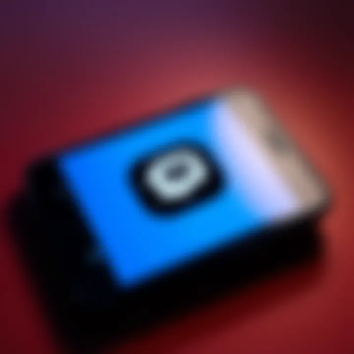 A smartphone showing the Bitchat app with a warning symbol, signifying its removal from the App Store in China.