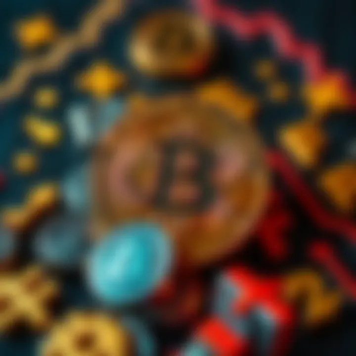 An illustration showing Bitcoin alongside Exchange-Traded Fund symbols, highlighting the connection between them.