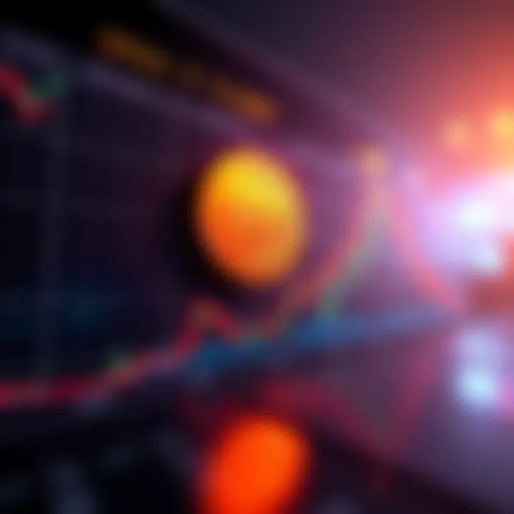 A chart showing the rising trend of Bitcoin's price with an upward arrow pointing towards $60K