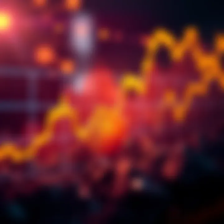 A line chart showing Bitcoin's price fluctuations with a downward trend in early October, indicating market shifts.