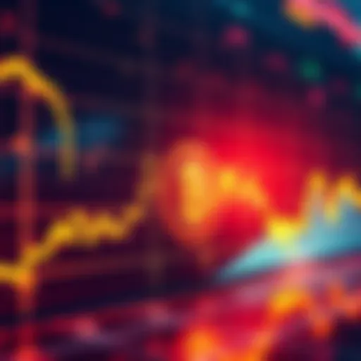 A graph showing the recent decline in Bitcoin prices with a question mark indicating uncertainty about future trends.