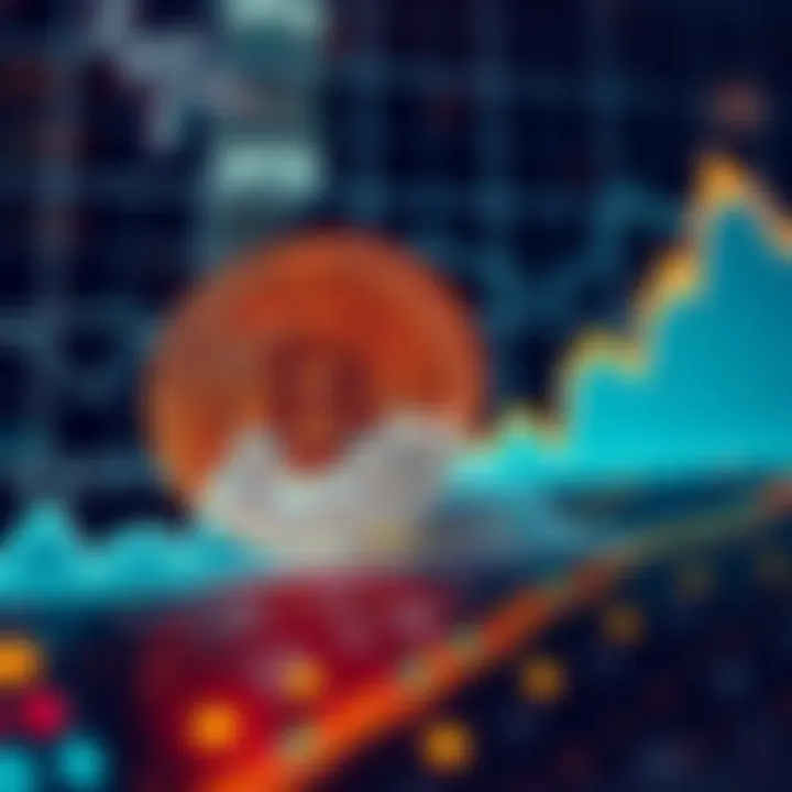 Graph showing Bitcoin price dropping due to Wall Street and ETFs influences