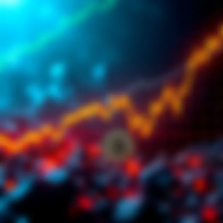 A graph showing Bitcoin's price fluctuating around $94,000 with a downward trend, reflecting market uncertainty.