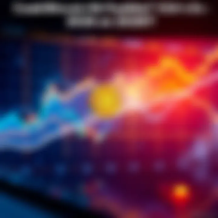 Bitcoin Price Prediction A graph showing Bitcoin price forecasts with upward trends and indicators, reflecting a prediction of reaching 125k by the end of 2026.