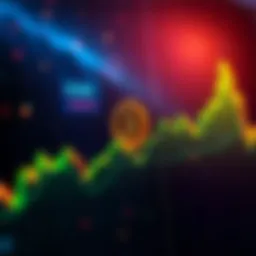 A chart visualizing the rapid increase in Bitcoin's price with an upward trend, highlighting the potential reach of $100K.