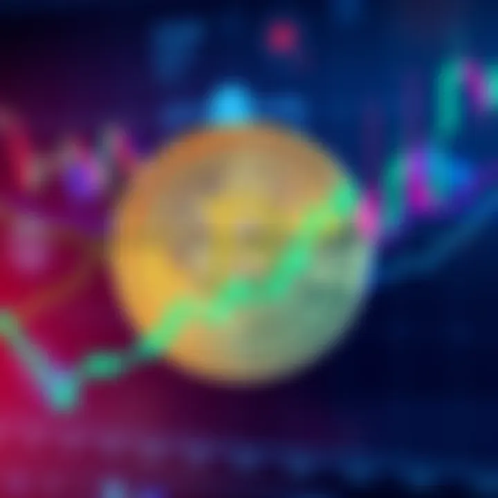 Bitcoin symbol overlaid on a financial graph showing stability between $75k and $80k while the Dollar Index rises.