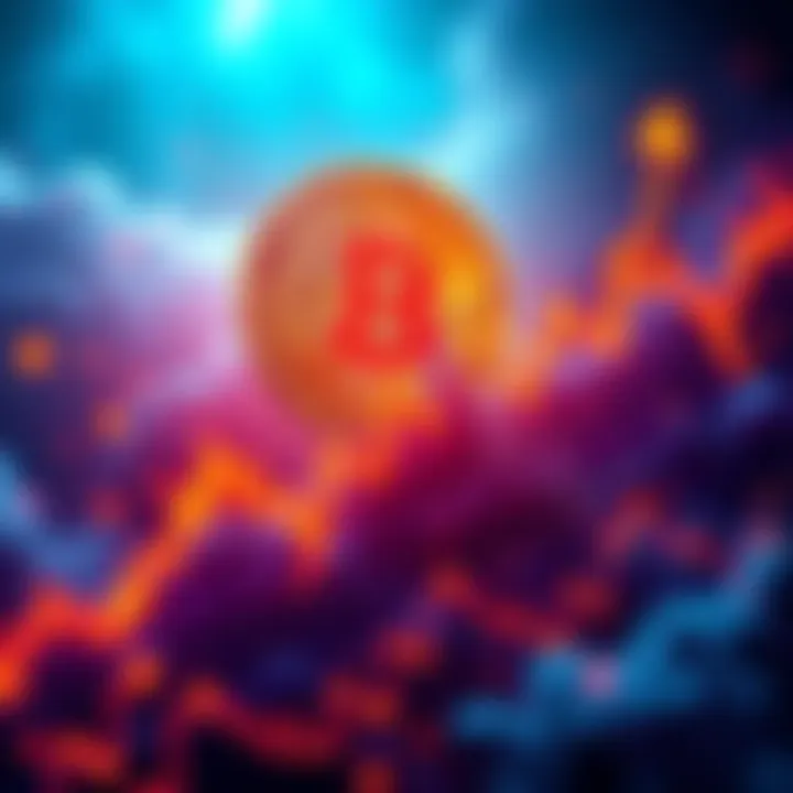 Graph showing Bitcoin's price climbing above $87,000