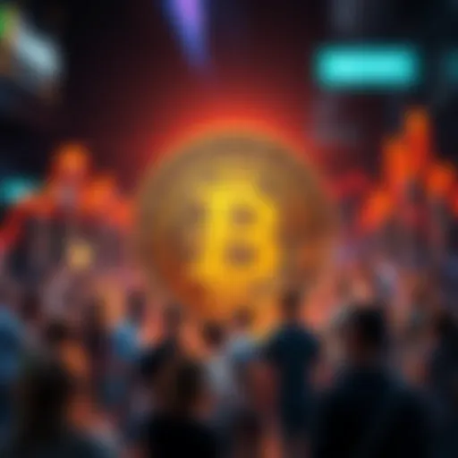 People engaging with Bitcoin, symbolizing its social impact and behavioral influence