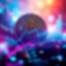 Graph showing Bitcoin's steady growth alongside fluctuating trends of XRP, Chainlink, and Ethereum