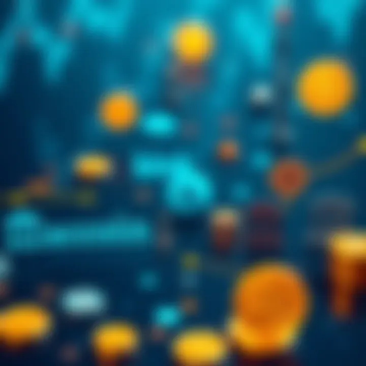Bitcoin Acceptance by Institutions A graphic showing major financial institutions embracing Bitcoin, with icons of banks and Bitcoin logos connected by arrows indicating growing acceptance.