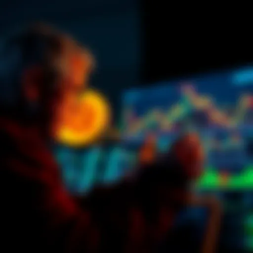 A person reviewing Bitcoin charts and graphs, symbolizing the recent purchase of Bitcoin.