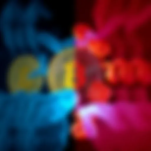 A split image showing Bitcoin symbols on one side and a variety of meats on the other, highlighting the debate between Bitcoin supporters and ethical diets.