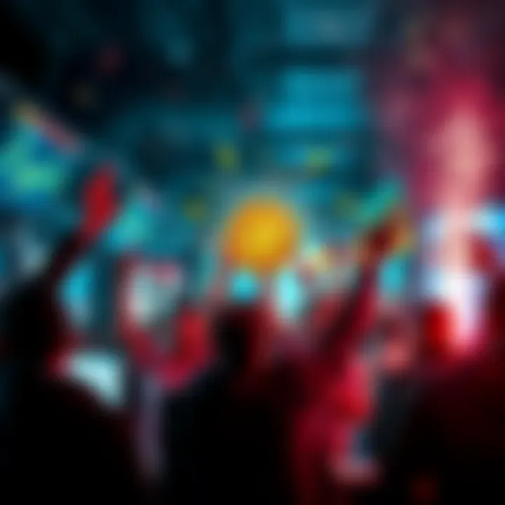 Bitcoin Celebration Traders celebrating as Bitcoin reaches 80K, showcasing mixed emotions and excitement in the crypto community.