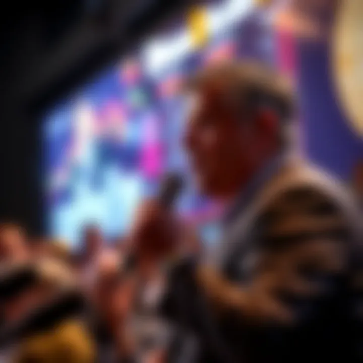 Bitcoin CEO addresses crowd about market manipulation and investor protection