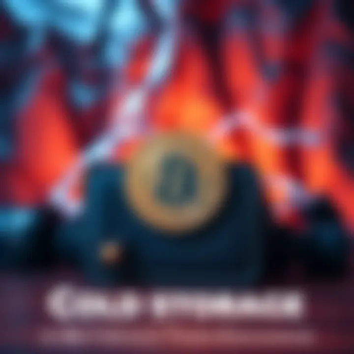 A secure cold storage wallet holding Bitcoin, symbolizing safety over exchanges