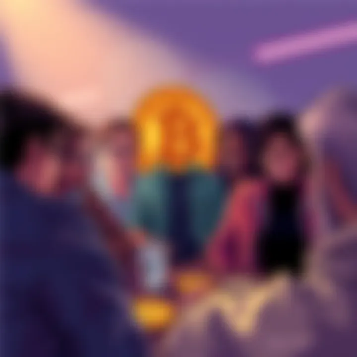 A vibrant discussion on Bitcoin with users engaging in conversation