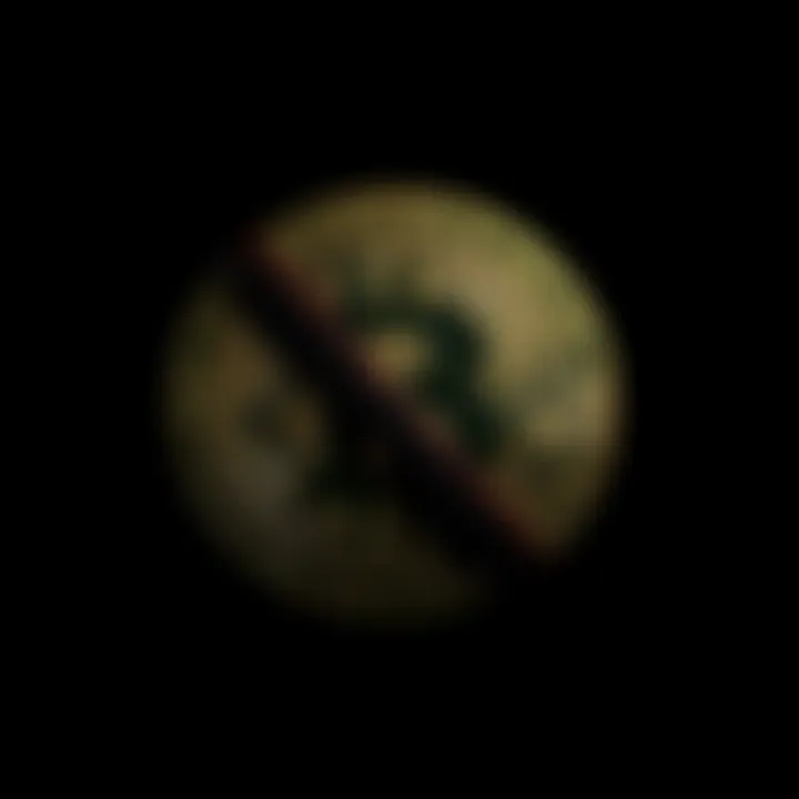 A Bitcoin symbol crossed out, representing the claim that Bitcoin is dead, set against a dark background.