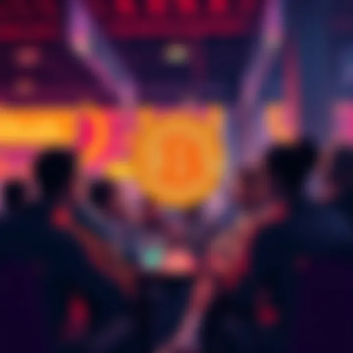 Participants engaging in a lively conversation about Bitcoin
