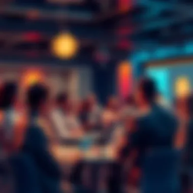Discussion on Bitcoin People engaging in a conversation about Bitcoin and crypto in a forum setting.