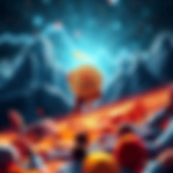 A visually striking representation of Bitcoin's influence in the digital currency landscape, showcasing its growth and market significance.