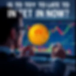 A person looking at a computer screen showing a Bitcoin chart with a thoughtful expression