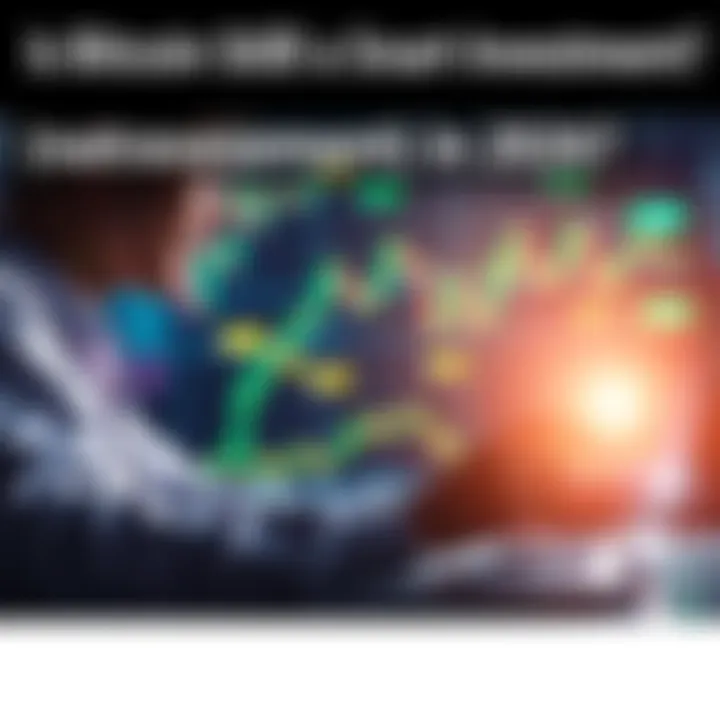 A person looking at Bitcoin charts on a laptop, reflecting on investment choices and market changes.