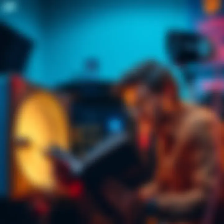 A beginner looking at a Trezor safe and reading about Bitcoin investment tips.